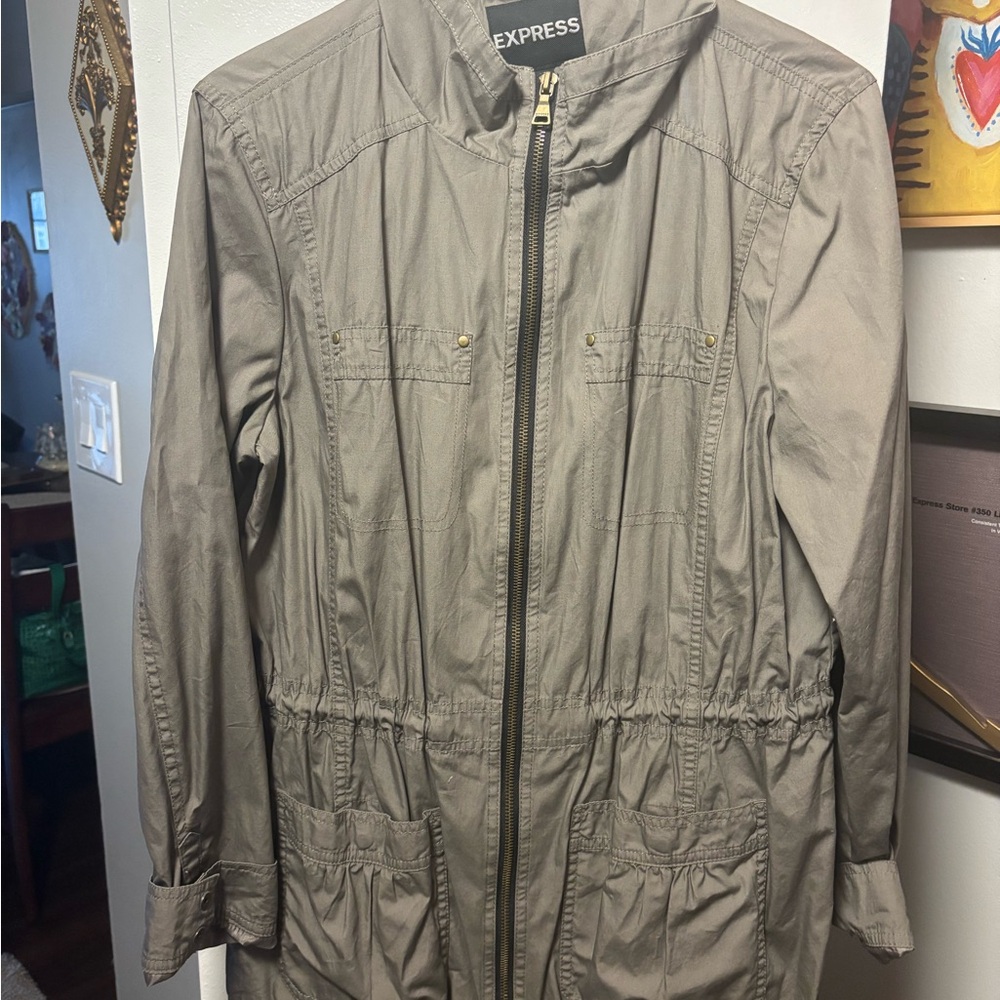 Express Women's Green Jacket